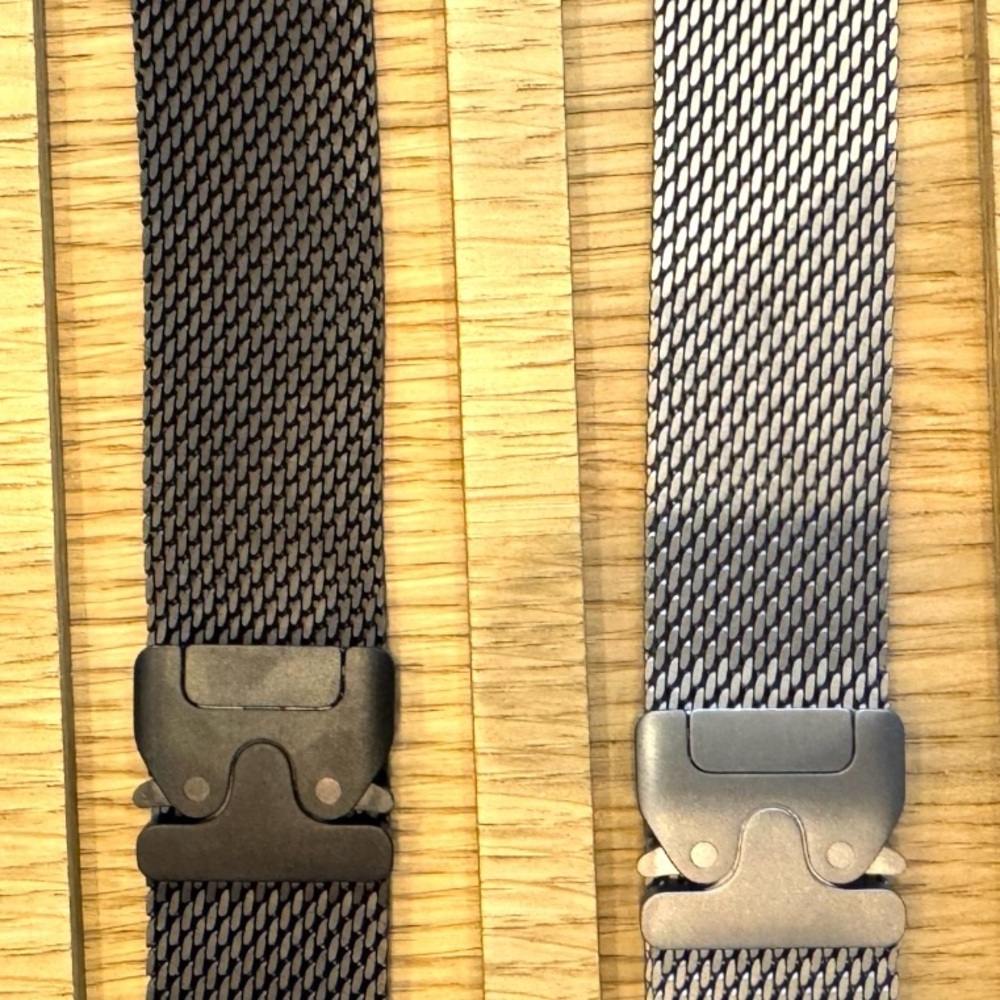 Apple iWatch 49mm NATURAL Titanium Milanese Loop size "L" for UltraII Sealed,NEW - Picture 9 of 14